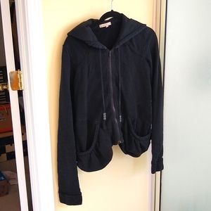 Prairie underground black cloak hoodie
